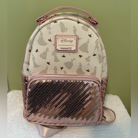 Disney Loungefly Ultimate Princesses Mini Backpack - Picture 1 of 6